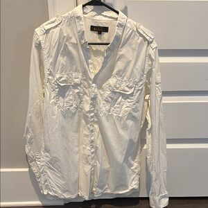 White Button-Up Shirt